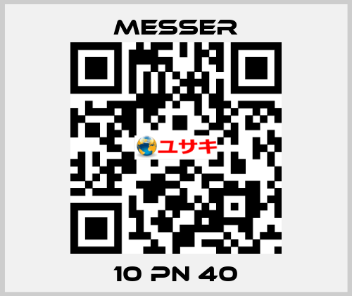 10 PN 40 Messer