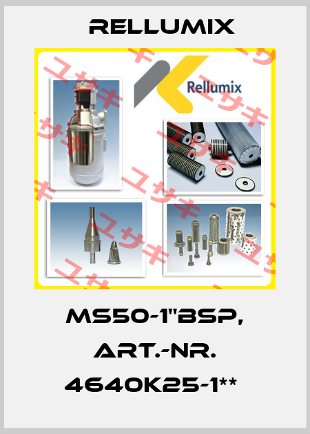 MS50-1"BSP, ART.-NR. 4640K25-1**  Rellumix