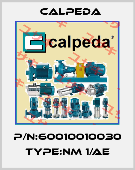 P/N:60010010030 Type:NM 1/AE Calpeda