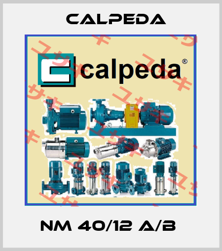 NM 40/12 A/B  Calpeda
