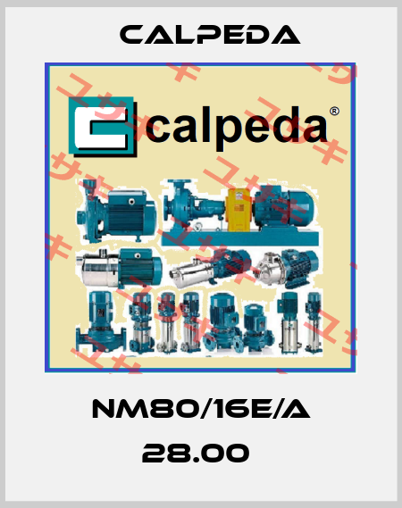 NM80/16E/A 28.00  Calpeda