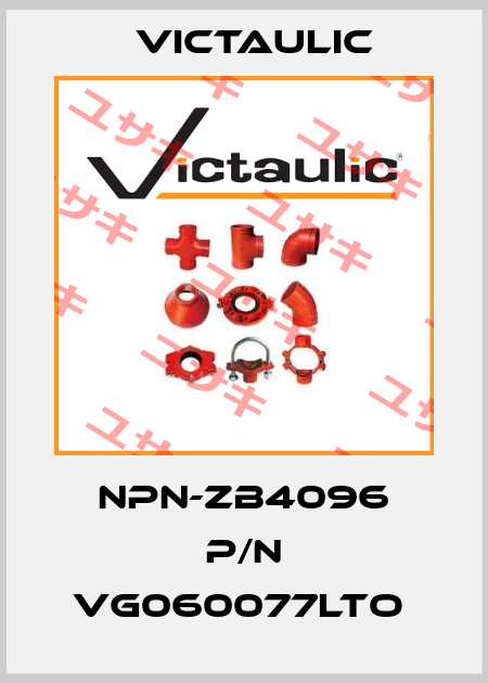 NPN-ZB4096 P/N VG060077LTO  Victaulic