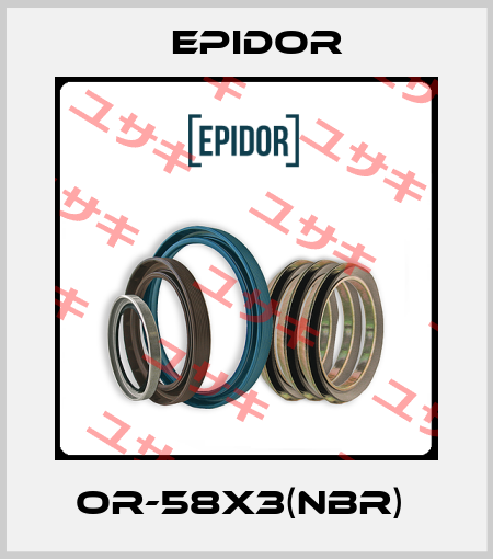 OR-58X3(NBR)  Epidor