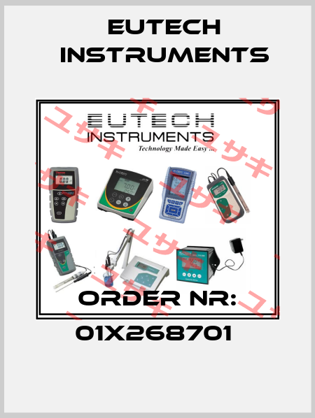 ORDER NR: 01X268701  Eutech Instruments