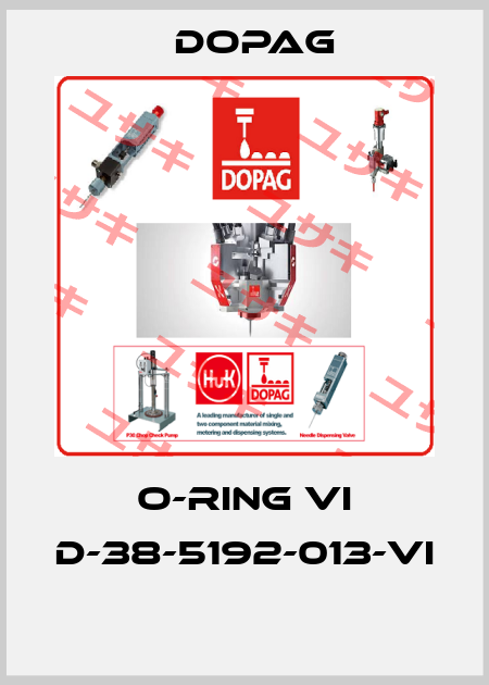 O-RING VI D-38-5192-013-VI  Dopag