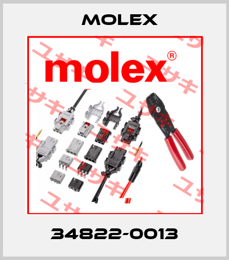 34822-0013 Molex