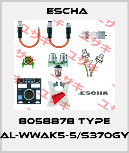 8058878 Type AL-WWAK5-5/S370GY Escha