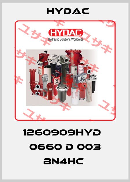 1260909HYD   0660 D 003 BN4HC  Hydac