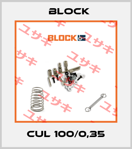CUL 100/0,35 Block