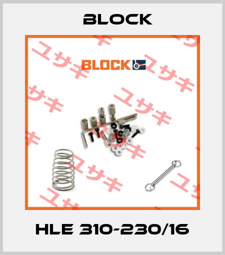 HLE 310-230/16 Block
