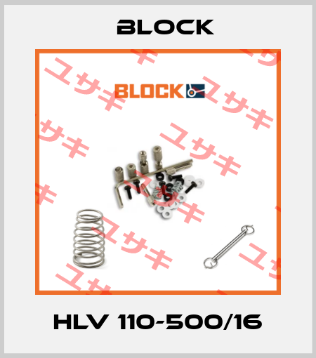 HLV 110-500/16 Block