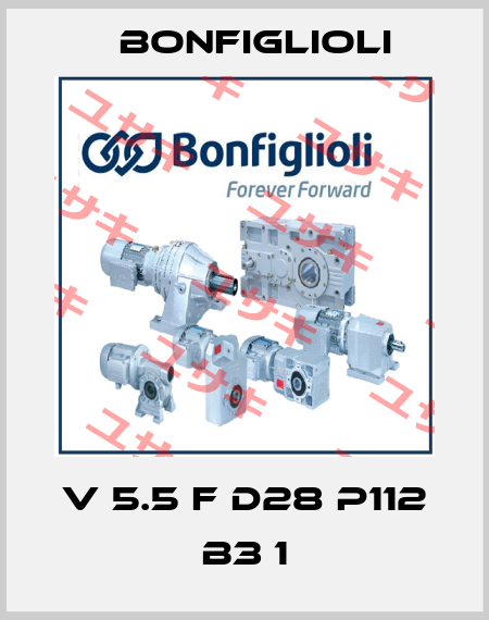 V 5.5 F D28 P112 B3 1 Bonfiglioli