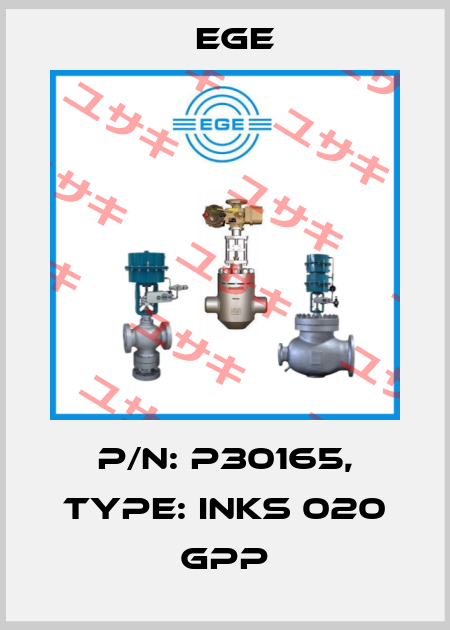 p/n: P30165, Type: INKS 020 GPP Ege