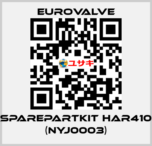 Sparepartkit HAR410 (NYJ0003) Eurovalve