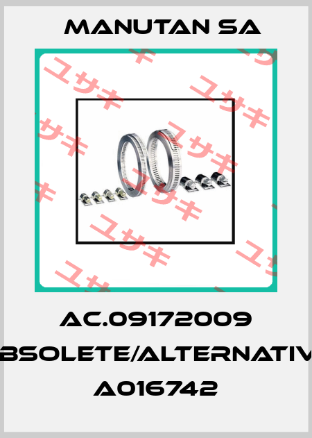 AC.09172009 obsolete/alternative A016742 Manutan SA