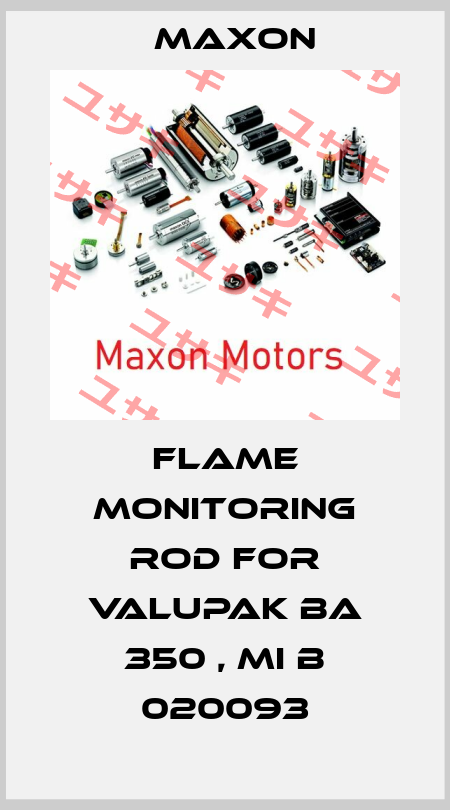 flame monitoring rod for Valupak BA 350 , MI B 020093 Maxon