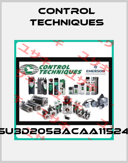 115U3D205BACAA115240 Control Techniques
