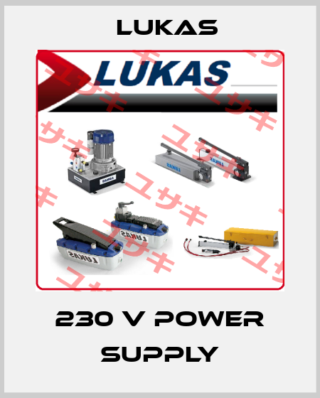 230 V power supply Lukas
