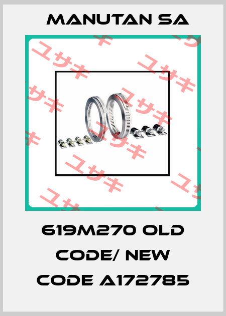 619M270 old code/ new code A172785 Manutan SA