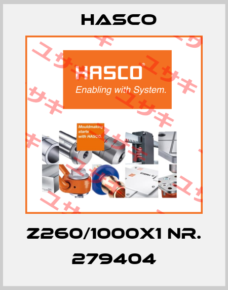 Z260/1000x1 Nr. 279404 Hasco