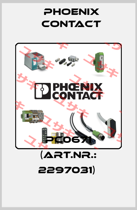 PC0671 (ART.NR.: 2297031)  Phoenix Contact