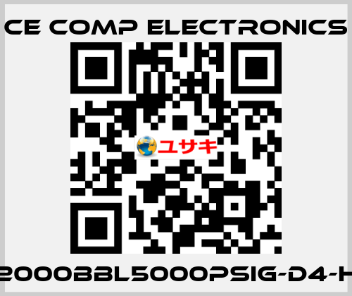 DPG2000BBL5000PSIG-D4-HA-10 Ce Comp Electronics