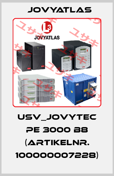 USV_JOVYTEC PE 3000 B8 (Artikelnr. 100000007228) JOVYATLAS