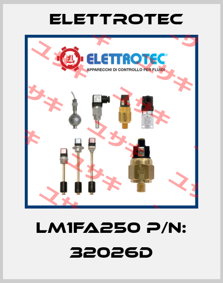 LM1FA250 p/n: 32026D Elettrotec