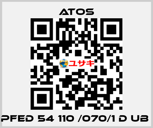 PFED 54 110 /070/1 D UB  Atos