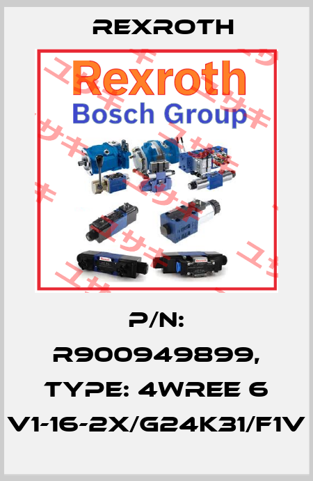 P/N: R900949899, Type: 4WREE 6 V1-16-2X/G24K31/F1V Rexroth
