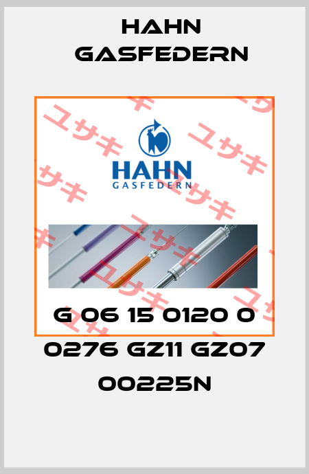 G 06 15 0120 0 0276 GZ11 GZ07 00225N Hahn Gasfedern