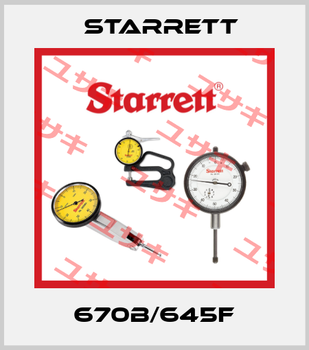 670B/645F Starrett