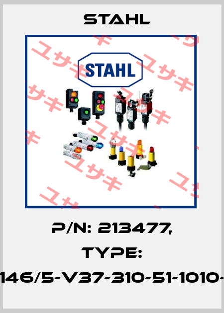 P/N: 213477, Type: 8146/5-V37-310-51-1010-K Stahl