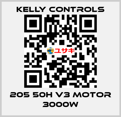 205 50H V3 Motor 3000W Kelly Controls