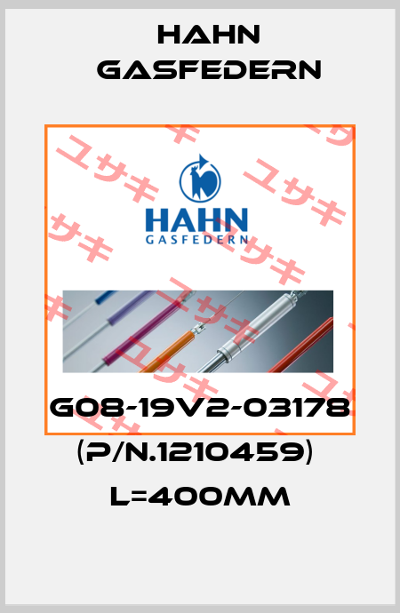 G08-19V2-03178 (p/n.1210459)  L=400mm Hahn Gasfedern