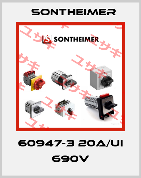 60947-3 20A/Ui 690V Sontheimer
