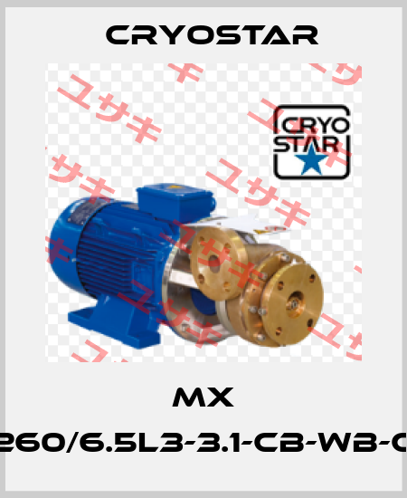MX 3/260/6.5L3-3.1-CB-WB-C/0 CryoStar