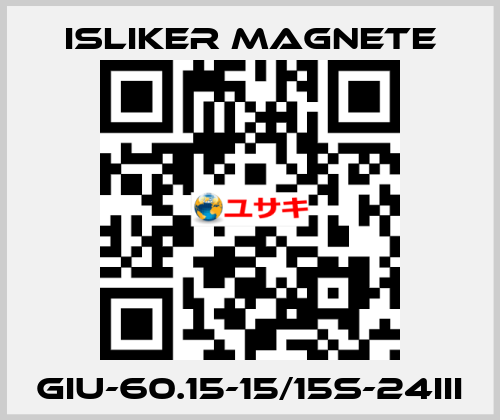 GIu-60.15-15/15S-24III ISLIKER MAGNETE