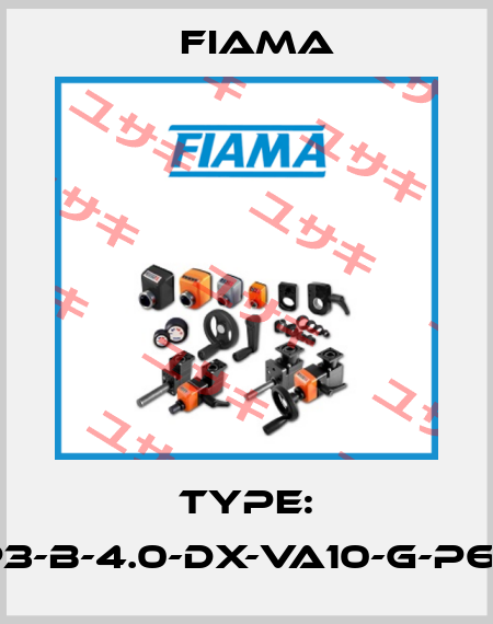 Type: OP3-B-4.0-DX-VA10-G-P6-01 Fiama