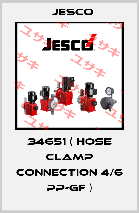 34651 ( Hose Clamp Connection 4/6 PP-GF ) Jesco