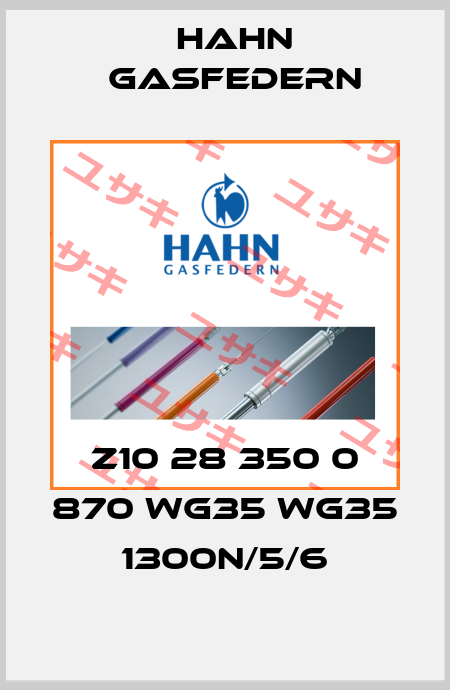 Z10 28 350 0 870 WG35 WG35 1300N/5/6 Hahn Gasfedern