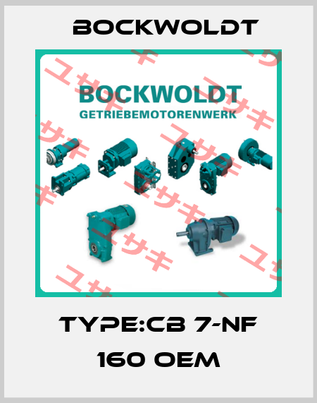 Type:CB 7-NF 160 OEM Bockwoldt