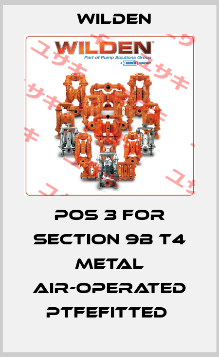 POS 3 FOR SECTION 9B T4 METAL AIR-OPERATED PTFEFITTED  Wilden
