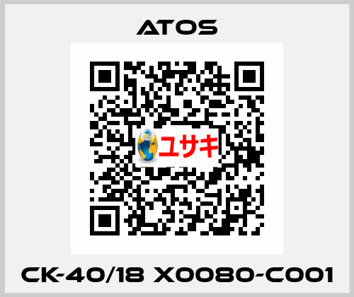 CK-40/18 X0080-C001 Atos