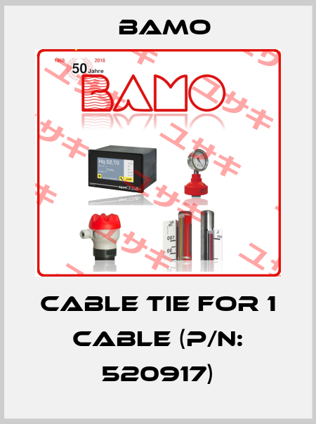Cable tie for 1 cable (P/N: 520917) Bamo