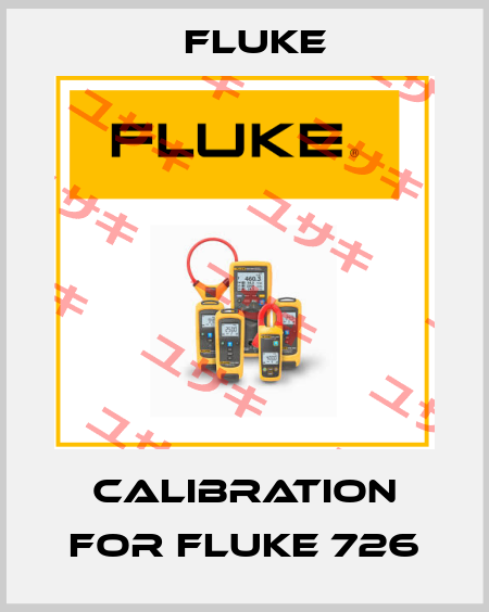 Calibration for Fluke 726 Fluke