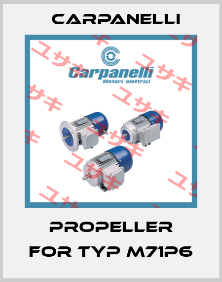 Propeller For Typ M71P6 Carpanelli