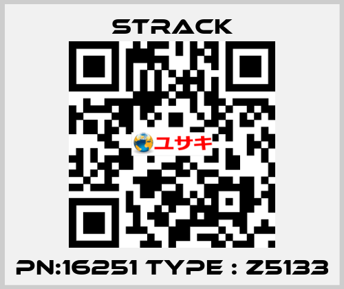 PN:16251 Type : Z5133 Strack