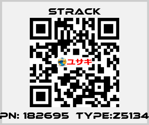 PN: 182695  Type:Z5134 Strack