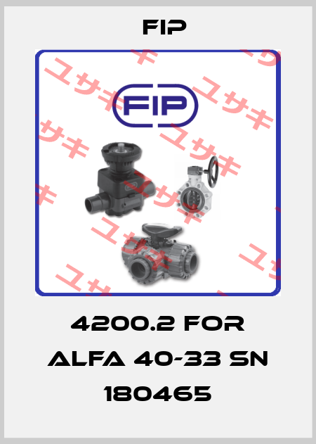 4200.2 for ALFA 40-33 SN 180465 Fip